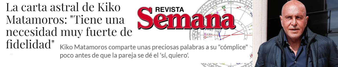 Carta astral de Kiko Matamoros